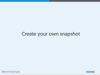 @anandsampat
Create your own snapshot
 