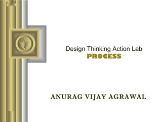 Design Thinking Action Lab
PROCESS
ANURAG VIJAY AGRAWAL
 