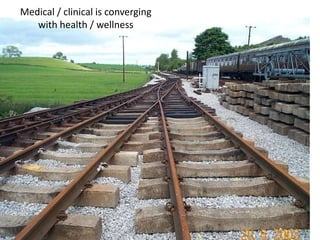 Medical / clinical is converging with health / wellness 