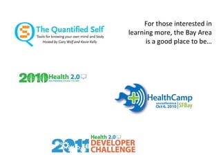 For those interested in learning more, the Bay Area is a good place to be…