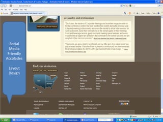 Stanford Hotels Corporate Website




  Social
  Media
 Friendly
Accolades

 Layout
 Design
 