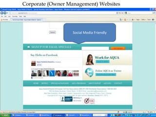 Corporate (Owner Management) Websites




                   Social Media Friendly
 