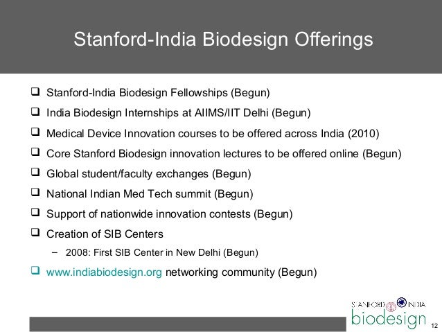 Stanford india biodesign slides