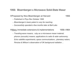 Laser Development History [Stanford laser history] | PDF