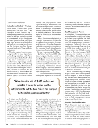 Golden Opportunity. Stanford Business School Case Study on Award ...
