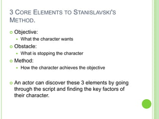 Stanislavski PPTX