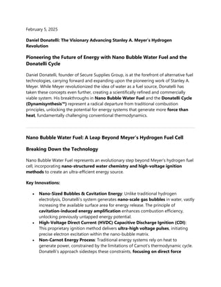 Stanley A Meyer Nano Bubble Water Fuel and the Daniel Donatelli Cycle.pdf