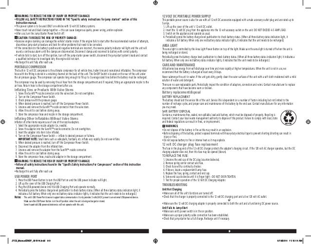 Stanley Fatmax Jump Starter Manual
