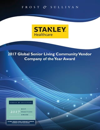 2017 Global Senior Living CommunityVendor
Company of theYear Award
 