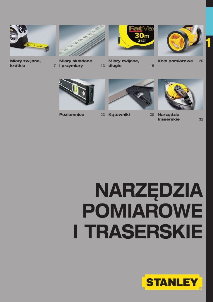 Stanley - Katalog Narzędzi 2009