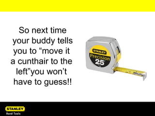 So next time your buddy tells  you to “move it  a cunthair to the  left”you won’t  have to guess!! 