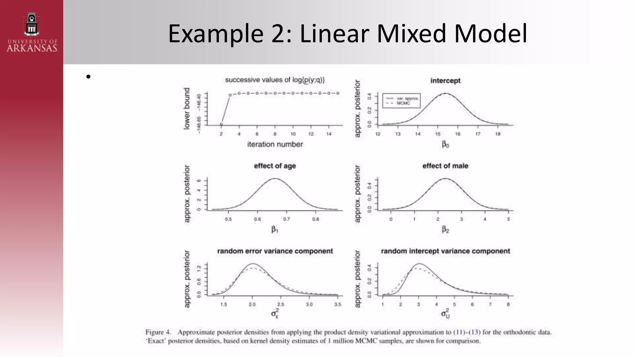 Example 2: Linear Mixed Model
•
 