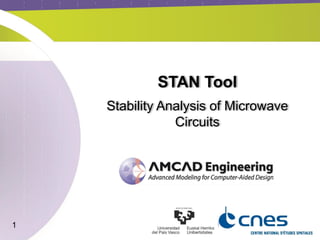 1
STAN Tool
Stability Analysis of Microwave
Circuits
 