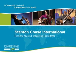Stanton Chase International Presented by Stanton Chase Dallas   February 17, 2007 Stanton Chase International Executive Search & Leadership Consultants  