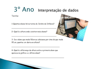 3º Ano  Interpretação de dados 