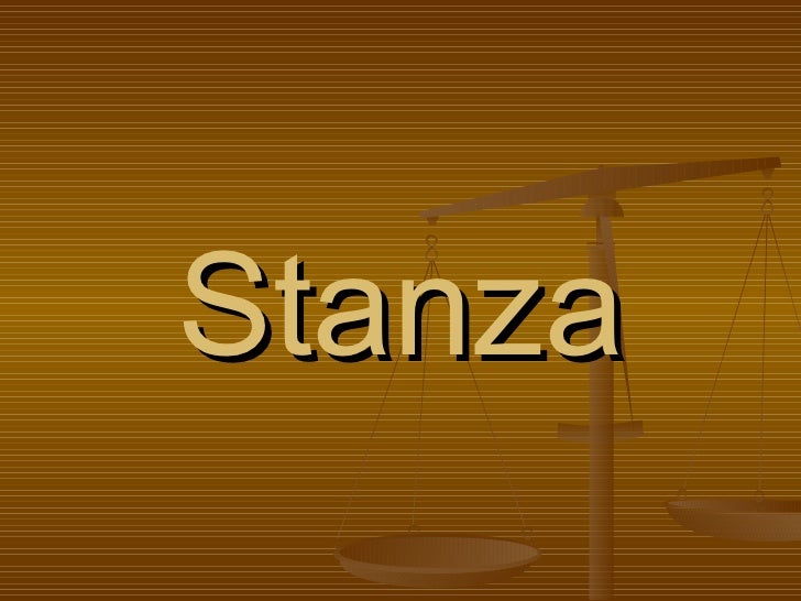 stanza elements of poetry ppt
