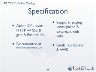 BNC Tech Forum 09: Lexcycle Stanza demo