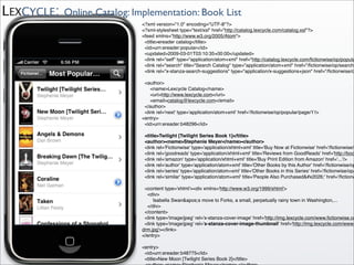 BNC Tech Forum 09: Lexcycle Stanza demo