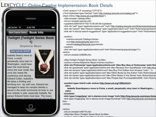 BNC Tech Forum 09: Lexcycle Stanza demo