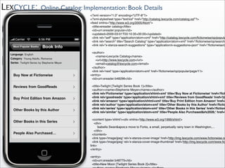 BNC Tech Forum 09: Lexcycle Stanza demo