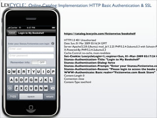 BNC Tech Forum 09: Lexcycle Stanza demo