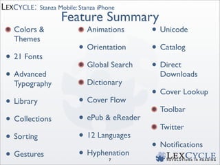 BNC Tech Forum 09: Lexcycle Stanza demo