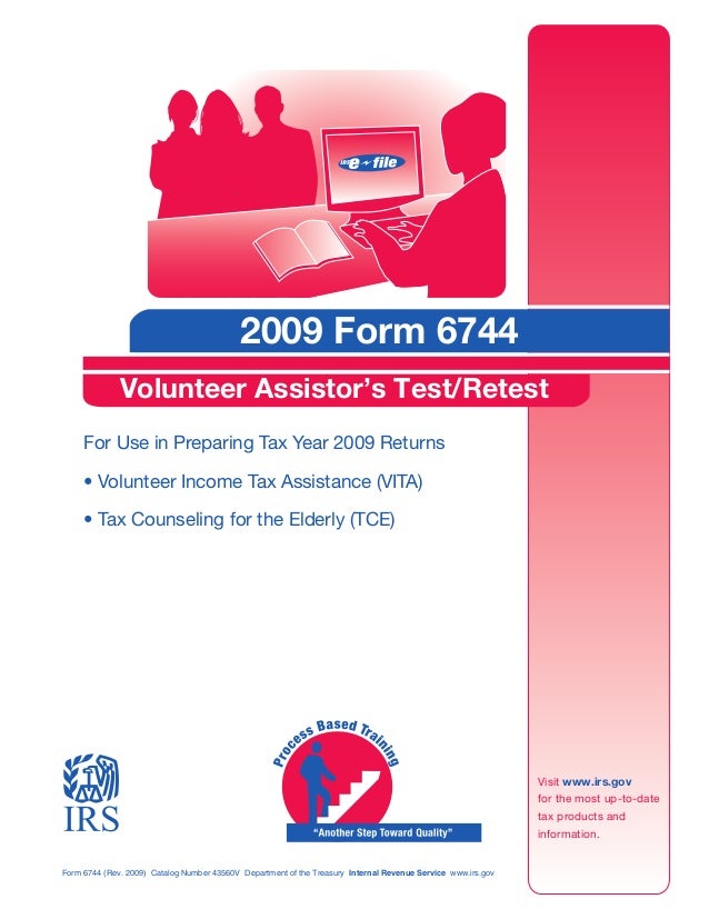 2009 form 6744 test booklet irs form 6744