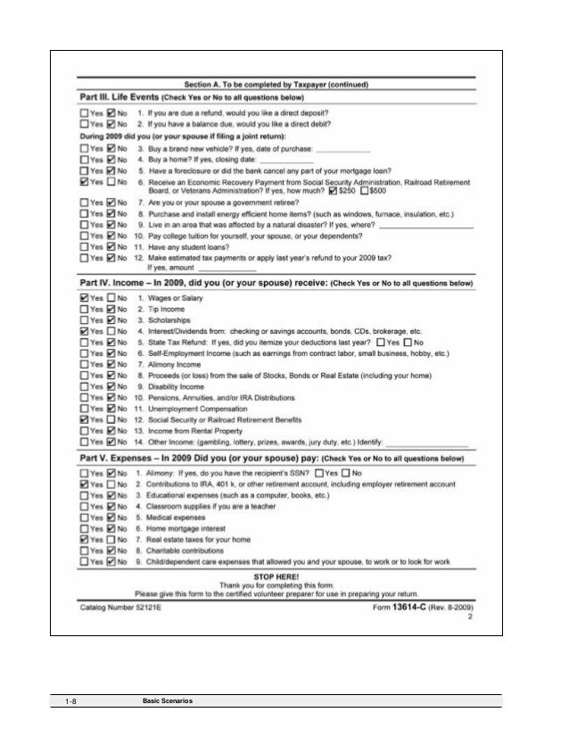 2009 form 6744 test booklet irs form 6744