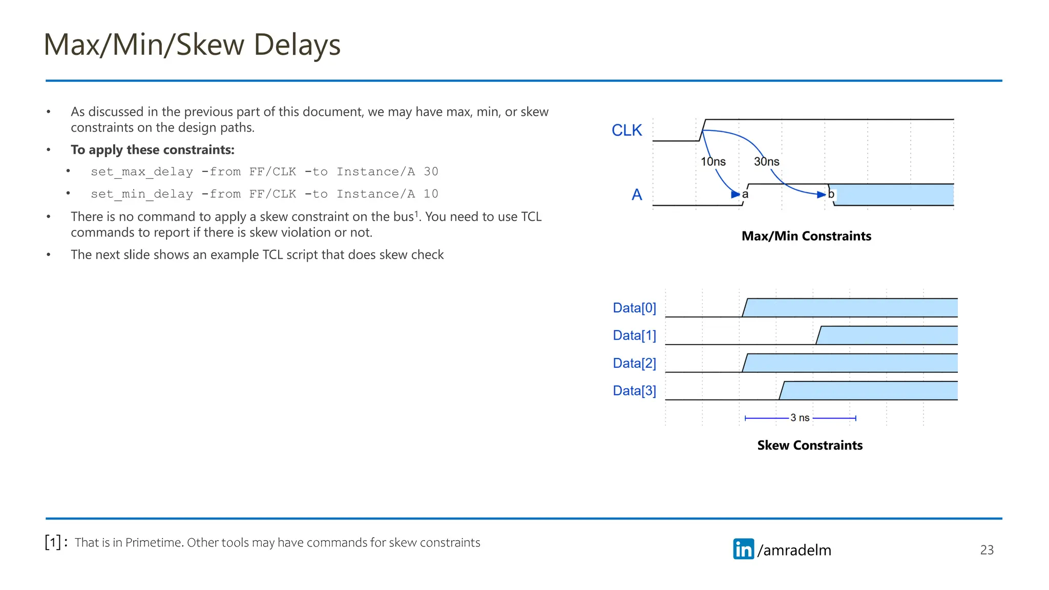 VLSI Static Timing Analysis Timing Checks Part 4 - Timing Constraints | PDF