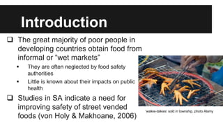 Investigation of the food value chain of ready-to-eat chicken and the associated risk for staphylococcal food poisoning in Tshwane Metropolitan, South Africa