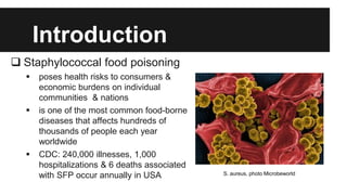 Investigation of the food value chain of ready-to-eat chicken and the associated risk for staphylococcal food poisoning in Tshwane Metropolitan, South Africa