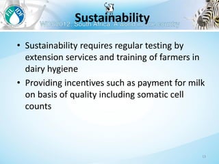 Management to prevent Staphylococcus aureus mastitis in small-scale dairy farms in Tanzania