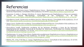 Staphylococcus hyicus veterinaria | PPTX