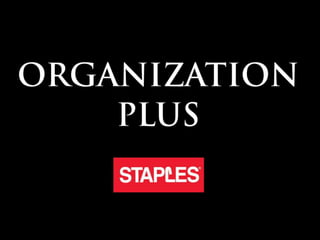 Organization Plus Staples Expo
