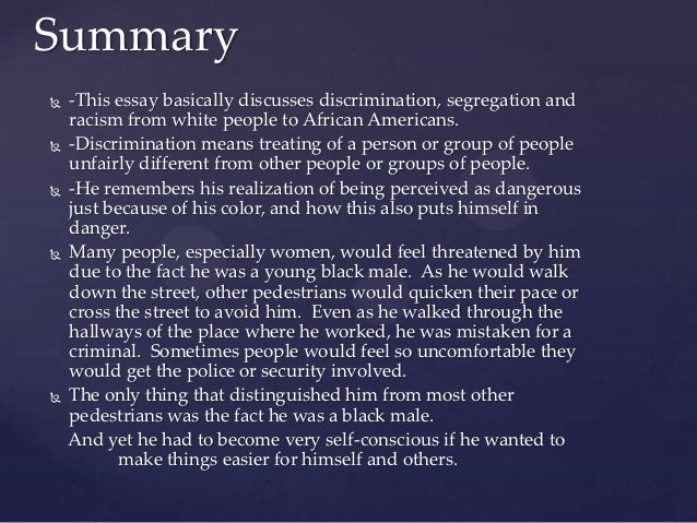 Brent staples essays