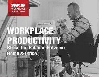 WORKPLACE
SURVEY 2017
WORKPLACE
PRODUCTIVITY
Strike the Balance Between
Home & Office
 