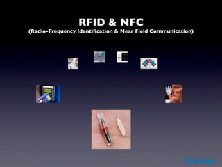 RFID & NFC
(Radio-Frequency Identiﬁcation & Near Field Communication)
 