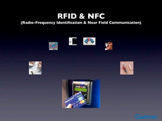 RFID & NFC
(Radio-Frequency Identiﬁcation & Near Field Communication)
 