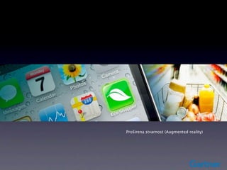 Proširena stvarnost (Augmented reality)
 