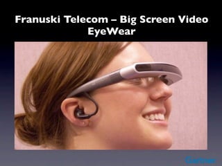 Franuski Telecom – Big Screen Video
             EyeWear
 
