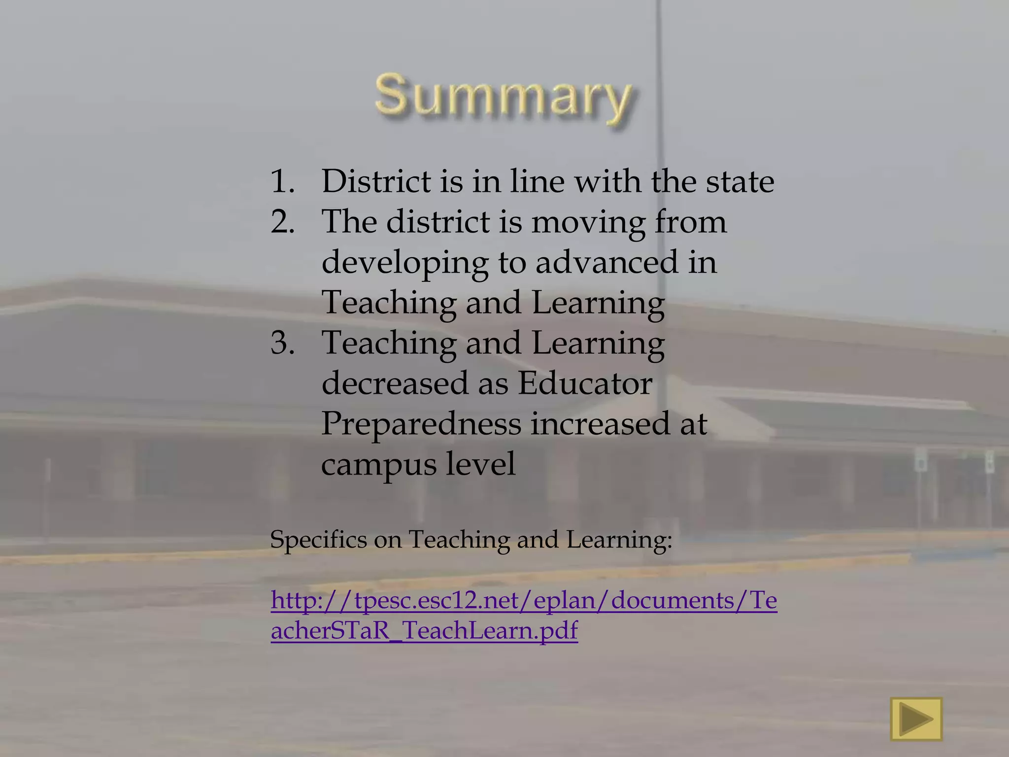 Leadership, Administration and Instructional Support