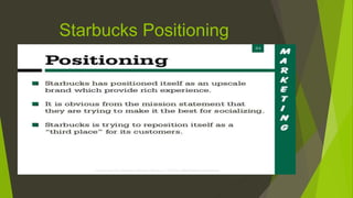 Starbucks Positioning
 