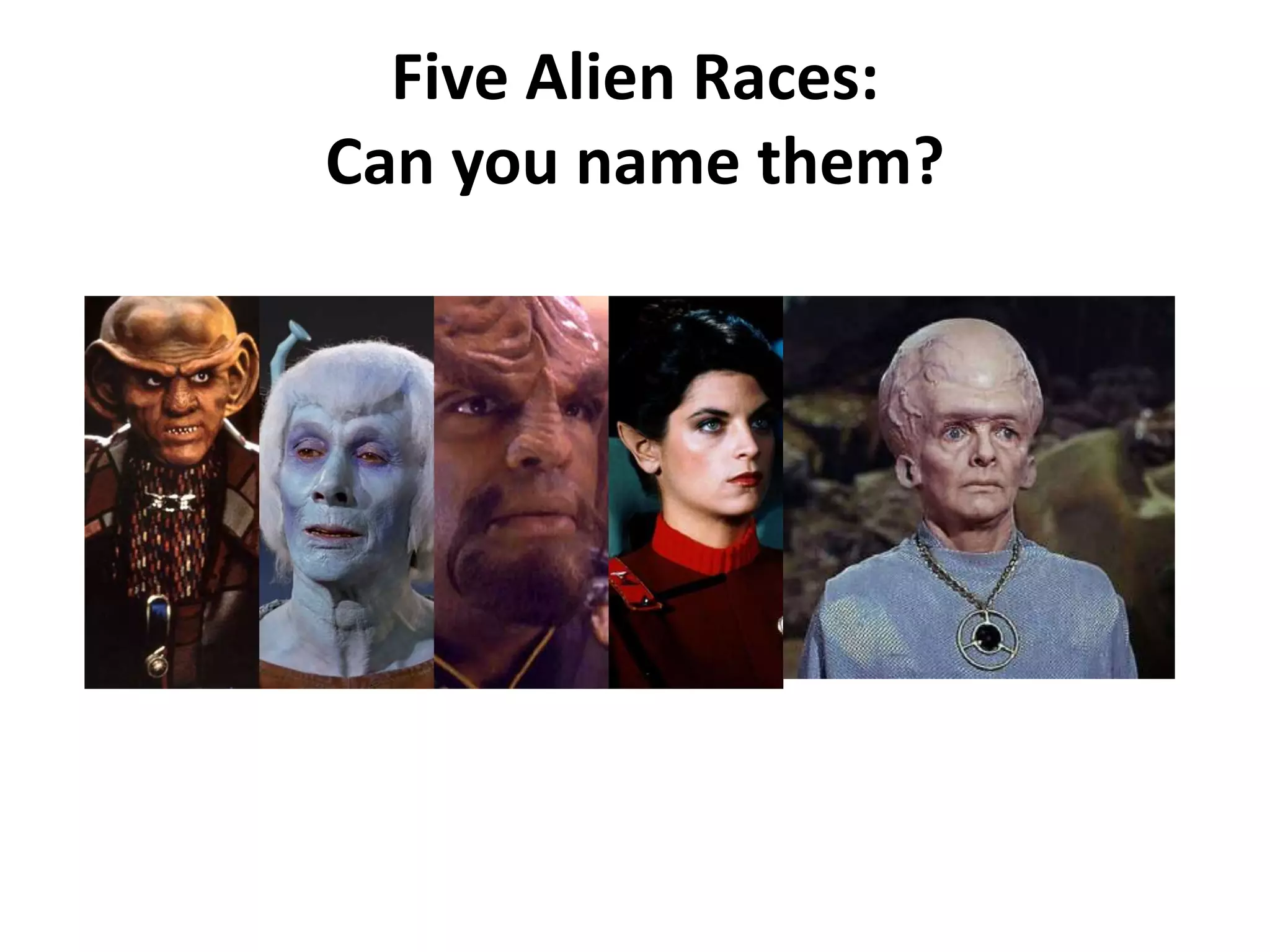 Alien Races Names