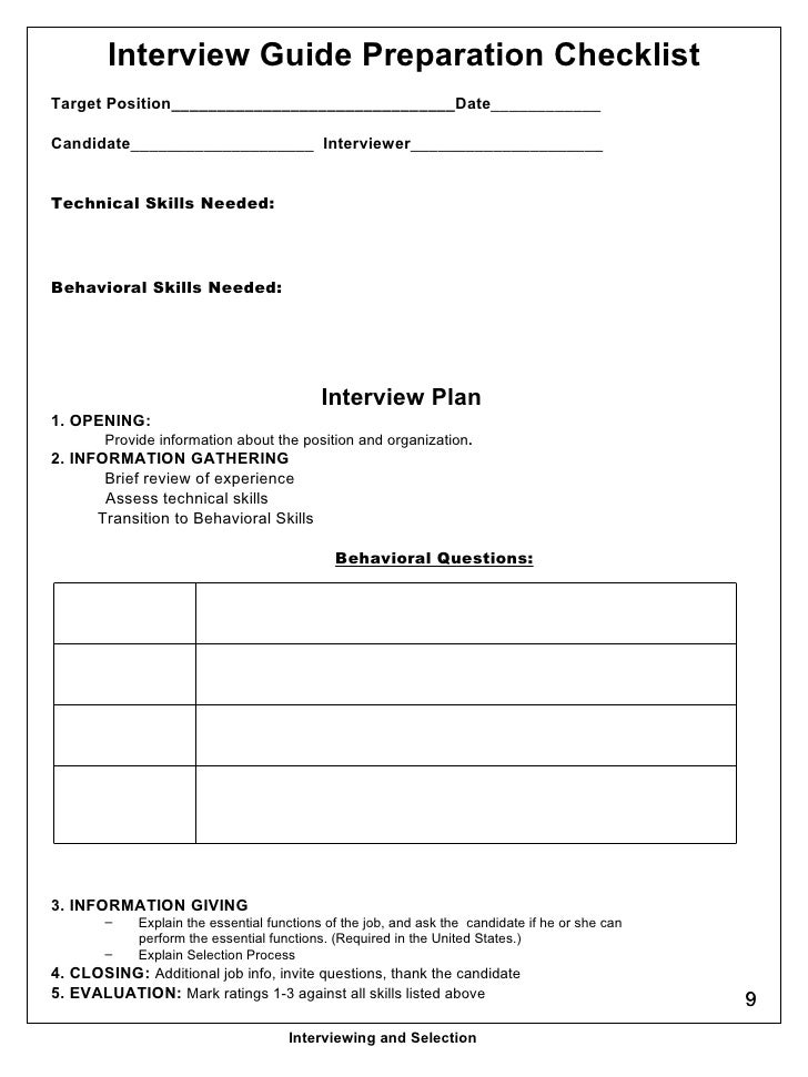 star workbook star interviewing process