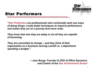 Star Achievement Series Presentation | PPT