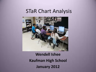 STaR Chart Analysis




    Wendell Ishee
 Kaufman High School
    January 2012
 