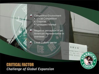 Starbuck's experience