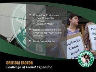 Starbuck's experience