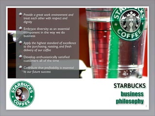 Starbuck's experience