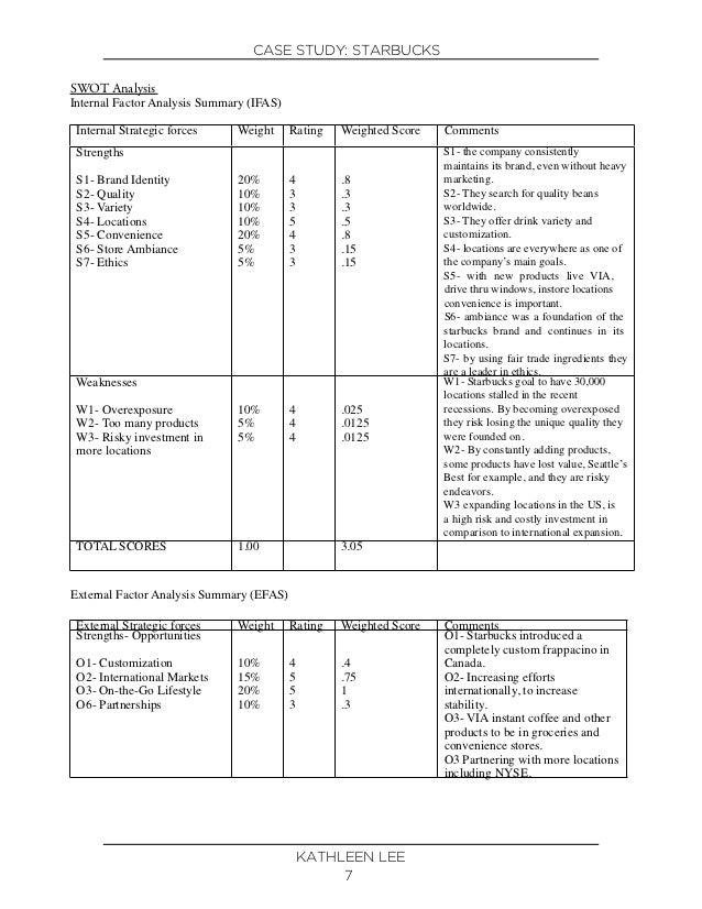 Essay about starbucks by kathleen lee 07 picture